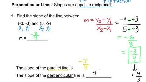2.4 & 2.5 Review - Parallel & Perpendicular Lines