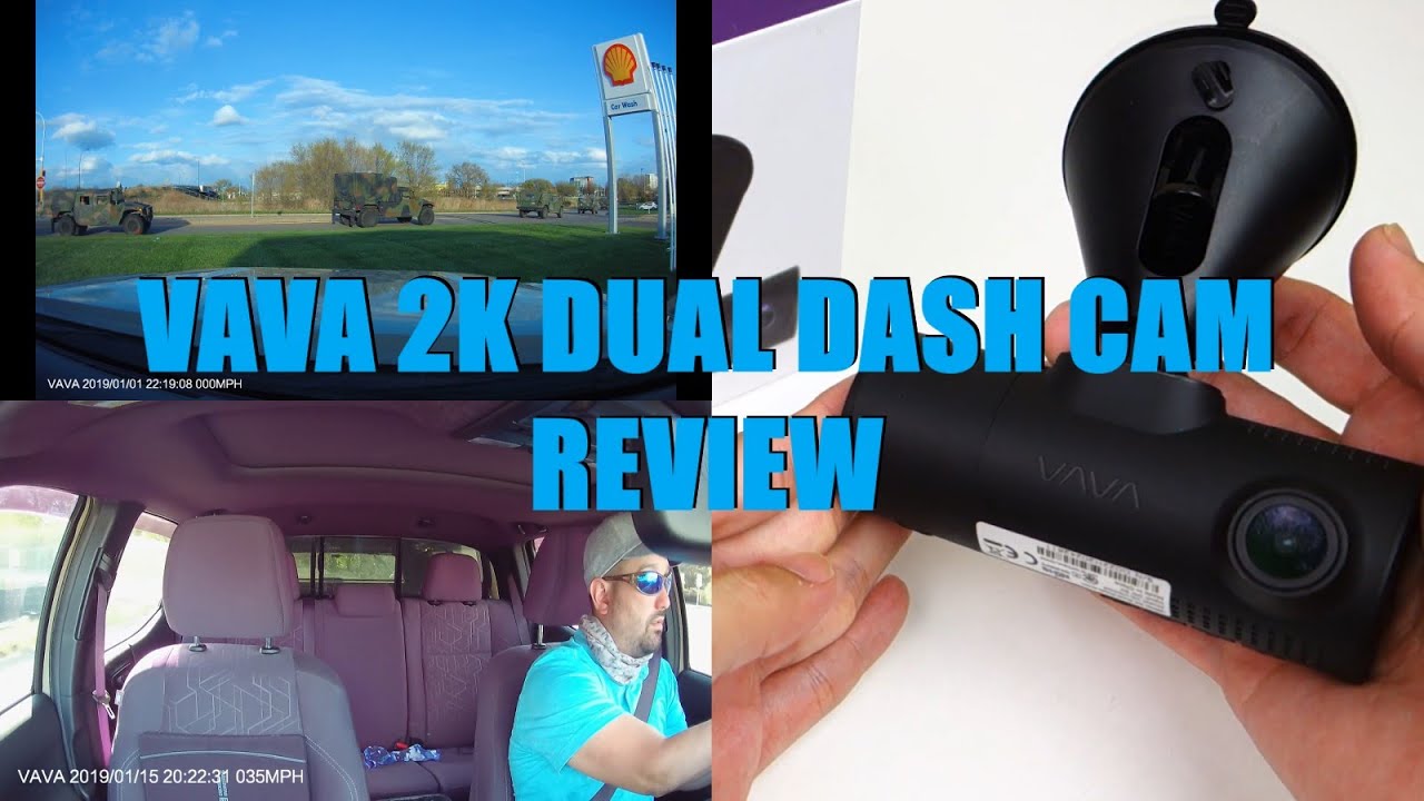 VAVA 2K Dual Dash Cam