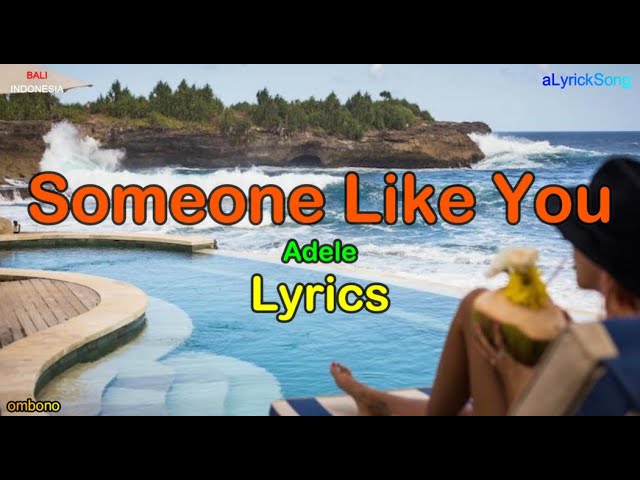 SOMEONE LIKE YOU  -  Adele  -  LYRICS class=