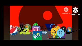 Logos Running Away From Angry P Head Add Round 4