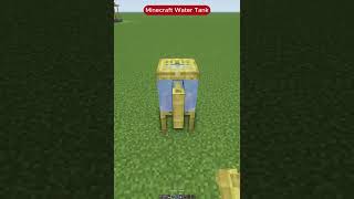 Minecraft Water Tank Build #buildhacks