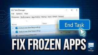 IT Helpdesk Basics L1: Using Task Manager for Frozen Apps #windows #microsoft #troubleshooting