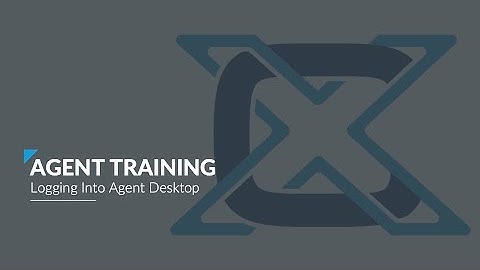 Webex Contact Center: Agent Desktop - Agent Login