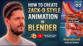 Create Zack D Ear Spoon Wax Removal Video in Blender Full Guide Part 2/4
