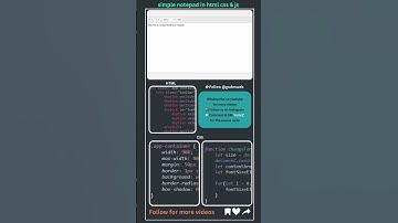 Build a Simple Notepad in HTML CSS & JavaScript ✨