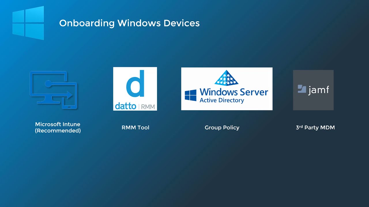 Onboarding Windows Devices to Defender for Endpoint - YouTube