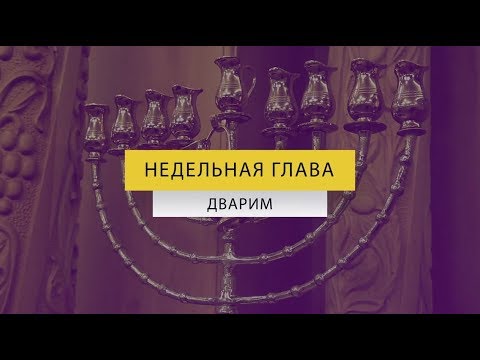 Недельная глава 'Дварим'