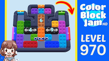 Color Block Jam Level 970 Solution Walkthrough