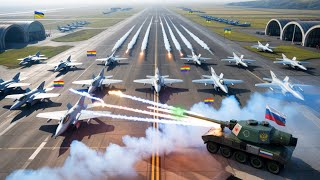 Massive Blow! Russia Attacks NATO Jets Preparing to Leave for Ukraine – ARMA 3