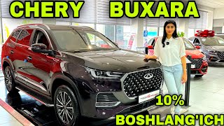 Chery Buxaradan Yangi Aksiyalar Boshlandi Arizo 6Pro Tiggo 7Pro Tiggo 8ProMaxs Rasrocha 10%Boshlang'