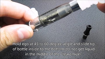How to: Fill your eGo style electronic cigarette