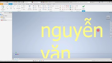 Bài 2: Lệnh fillet, Chamfer, text, point trong phần mềm Inventor môi trường 2Dsketch
