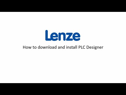 Lenze PLC Designer: How to download and install it?
