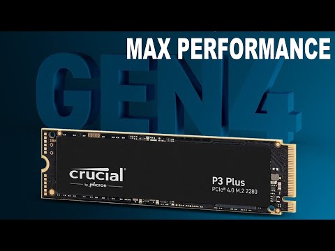 Crucial P3 Plus PCIe 4.0 NVMe M.2 SSD Review - YouTube