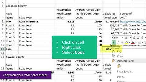 EI-Advanced 15A: Onroad Emissions Allocation Using Excel, Part 1