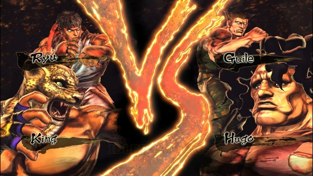 King Ryu VS Hugo Guile Hardest Street Fighter X Tekken - YouTube