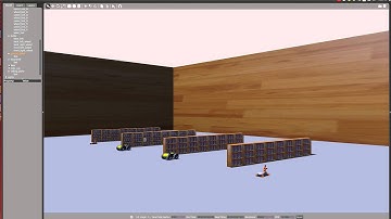 Warehouse simulation using Gazebo (detailed link model, etc)