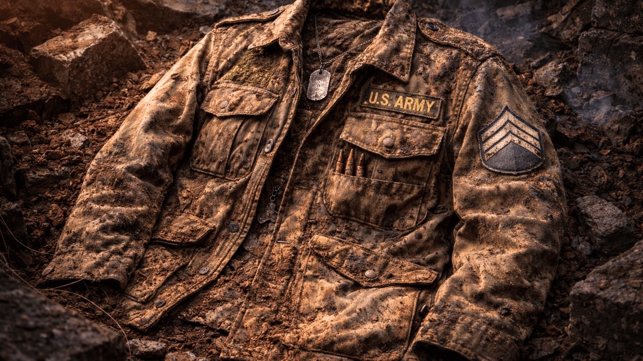 Complete Restoration of a US Army M1941 Field Jacket Lost in a Collapsed Fortress Since 1943 | ASMR
