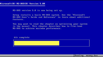 Installing MS-DOS 5 and Windows 3.0