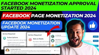 Facebook Monetization Approval Started 2024 | Facebook Page Monetization 2024 | By Diptanu Shil