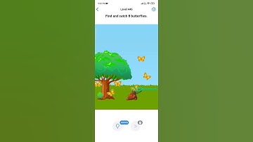 EASY GAME – BRAIN TEST LEVEL 446 FIND AND CATCH 8 BUTTERFLIES