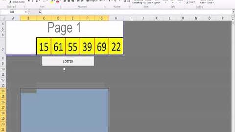 Excel Lottery Number Generator Record Number 2013