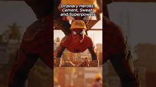 Ordinary Heroes: Cement, Sweat, and Superpowers #veo3 #googleveo3 #pov