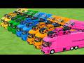 Audi Sports Car &amp; Ambulance Vs Rainbow Electric Truck Transport In Fs22 | Farming Simulator 22