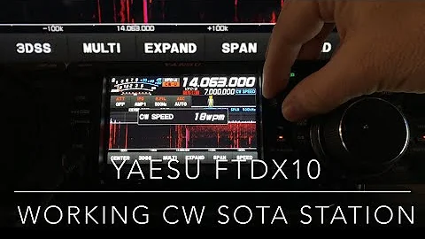 Yaesu FTdx10: Working QRP CW SOTA Station (Video #22 in this series) #yaesu #ftdx10