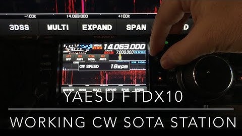 Yaesu FTdx10: Working QRP CW SOTA Station (Video #22 in this series) #yaesu #ftdx10