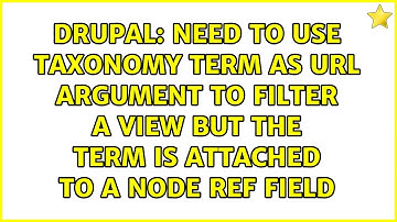 Need to use taxonomy term as url argument to filter a view but the term is attached to a node...