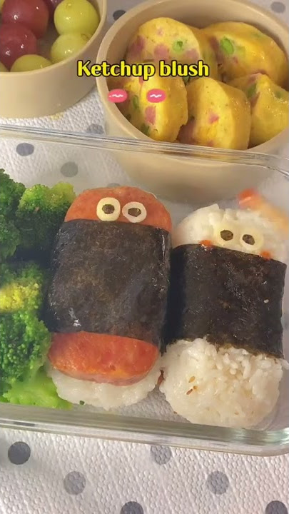 Quick cute bento idea