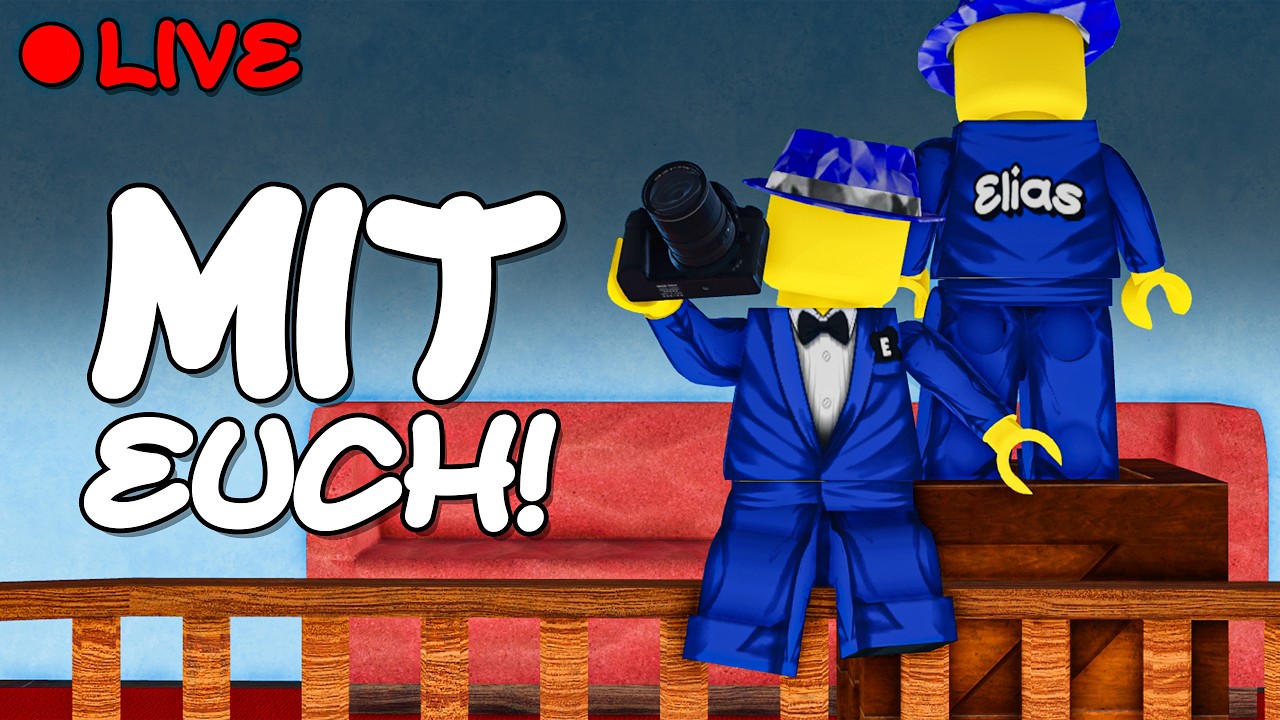 🔴 LIVE: Elias spielt mit euch zusammen ➜ ROBLOX 💙