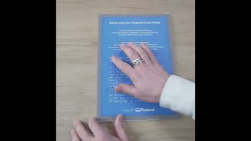 UV printing Braille signage