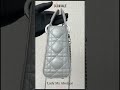 Lady My Abcdior Bag Black Ultramatte Cannage Calfskin
