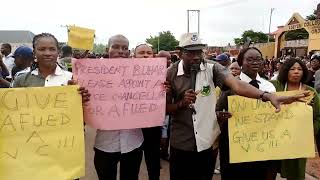 Video: Adeyemi College Of Education Staff Protest FG's Inability To Appoint VC After Varsity Status