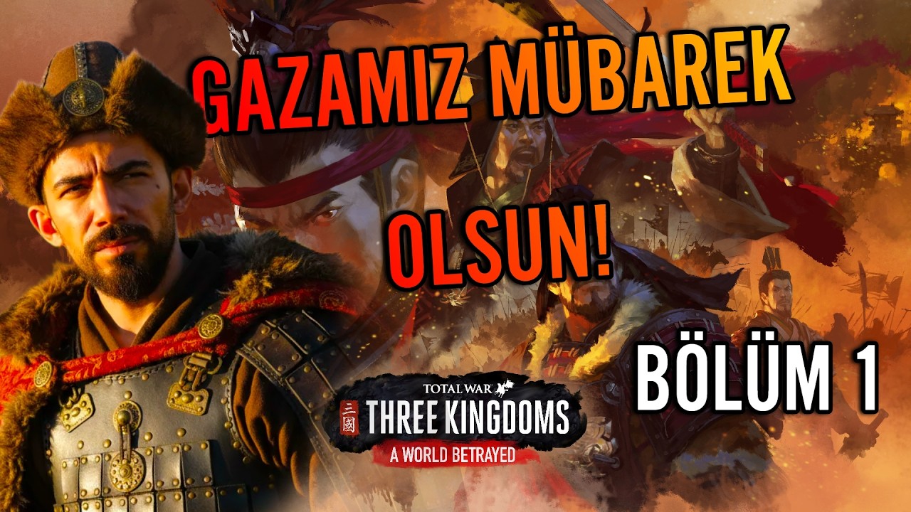 HUNLARLA GELİYORUZ! ÇİN'İ BATIDAN KUŞATIYORUZ! YENİ SERİ! TOTAL WAR: THREE KINGDOMS - BÖLÜM 1