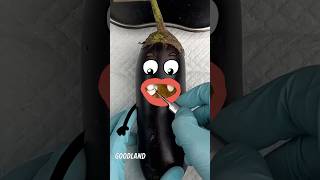 Goodland | Eggplant at the dentist 😳 #goodland #shorts #doodles #doodlesart