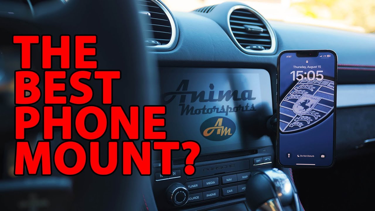 The Phone Mount Fit for a Porsche | 981 718 991 - YouTube