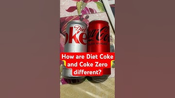 Diet Coke different from Coke Zero? Let’s find out! #dietcoke #dietcokeaddict #cokezero