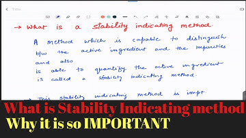 What is a Stability Indicating Method|HPLC| why it is so impt. #hplc #chromatography #onlyknowledge