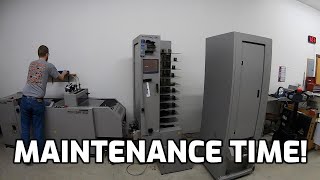 Much Needed Maintenance on the Horizon VAC 100 Collator and Fastback Tape Binder