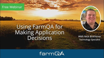 Using FarmQA for Making Application Decisions