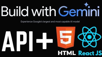 Use Gemini AI API without Backend Code - Gemini for Web in HTML, Javascript and React JS