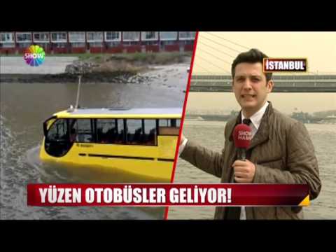 Yüzen otobüsler geliyor!