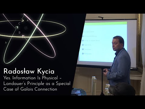 Landauer’s Principle as a Special Case of Galois Connection, Radosław Kycia