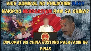 CHINA MAY KASUNDUAN DAW SA NAVY VICE ADMIRAL NG PILIPINAS