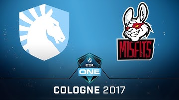CS:GO - Liquid vs. Misfits [Overpass] Map 1 - Semifinal - ESL One Cologne NA Qualifier