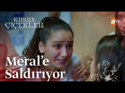 Songül, Meral'e saldırıyor! - Kırgın Çiçekler 93. Bölüm