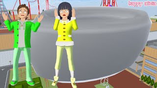 Mio Dan Yuta Di Kejar Tornado Hujan Hujanan🤣😱🌪 | Sakura School Simulator | Happy Alicia